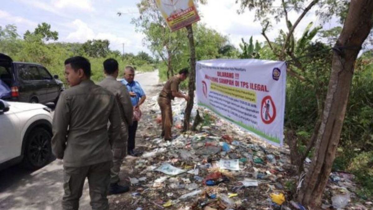 ペカンバル市政府は無差別廃棄物処理業者に制裁を課し、最大の罰金は500万ルピアです。
