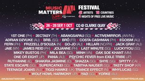 Perayaan Dua Dekade Music Matters Live Singapore, Shakira Jasmine Masuk Line Up Penampil