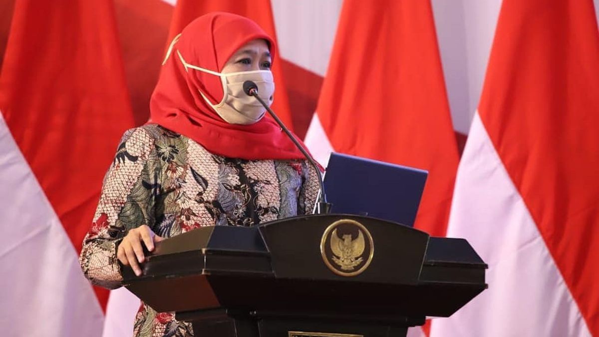 Khofifah Asked ASN East Java Provincial Government To Participate In Preventing Hoaxes On The Job Creation Law