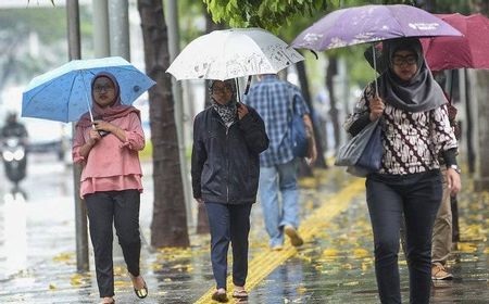 Prakiraan Cuaca Rabu 23 Maret: Jabodetabek Hujan di Siang Hari