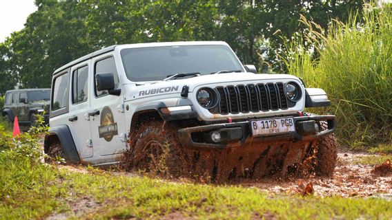 جيب إندونيسيا دعوة مجتمع SDI Jajal مباشرة Wrangler Rubicon تجربة خارج الطريق مثيرة للإعجاب