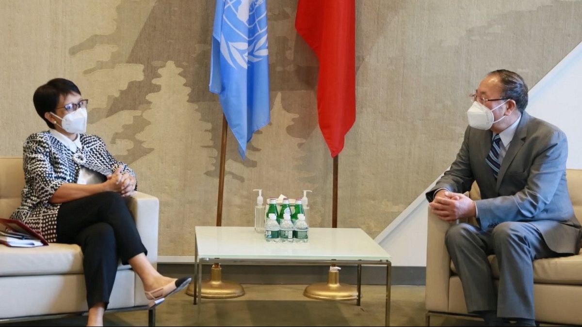 لقاء مع رئيس مجلس الأمن الدولي وزير الخارجية ريتنو مارسودي يثير الآمال حول فلسطين