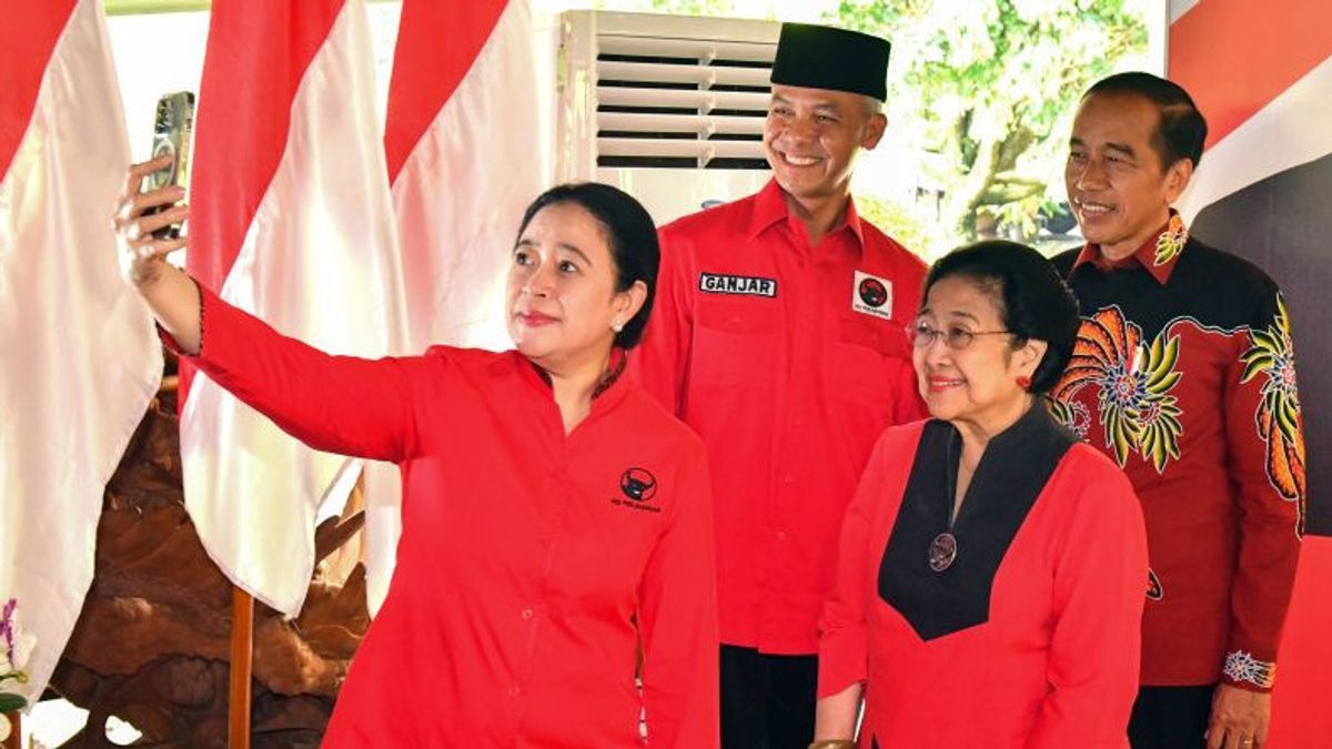 梅加瓦蒂·赫兰(Megawati Heran)在Bully,因为她称Jokowi为PDIP党官员