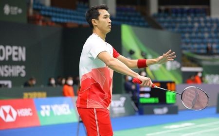 Selamat dari Lubang Jarum, Jonatan Christie Lolos ke Semifinal Korea Open 2022