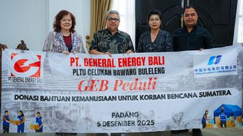 GEB Peduli: 6トンの米と災害の影響を受けたパダンのための薬の資金