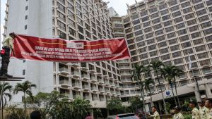 Serikat Pekerja Bakal Datangi Kantor Kemensetneg Minta Blokade Hotel Sultan Dibuka