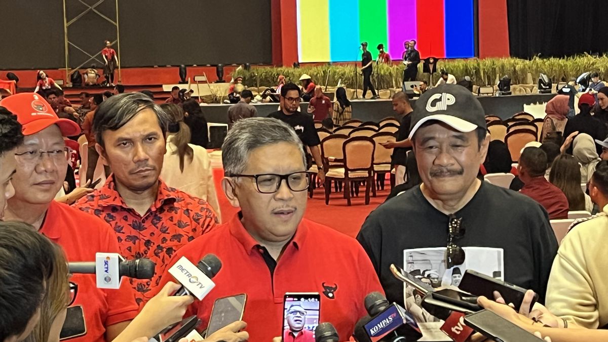 关于Mahfud MD在Rakernas IV的存在和受到干部的欢迎,Hasto:PDIP Sahabat Dipundang