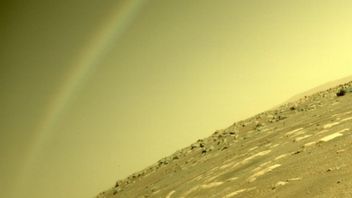 Observations Arc-en-ciel Sur Mars Photographiées Avec Succès Par Le Robot Perseverance Rover De La NASA