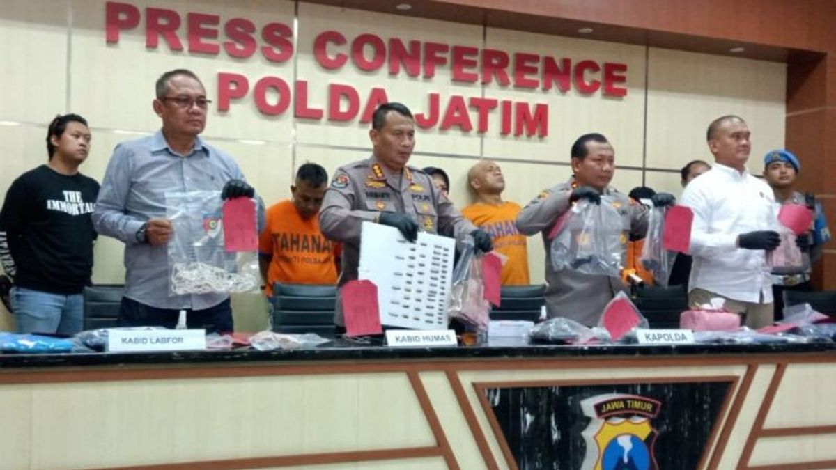 Almost A Month New Arrested, East Java Police Called A Gang Of Robbers At The House Of The Mayor Of Blitar Lihai