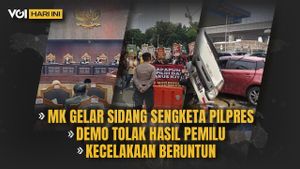 VIDEO VOI Hari Ini: MK Gelar Sidang Sengketa Pilpres, Demo Tolak Hasil Pemilu, Kecelakaan Beruntun