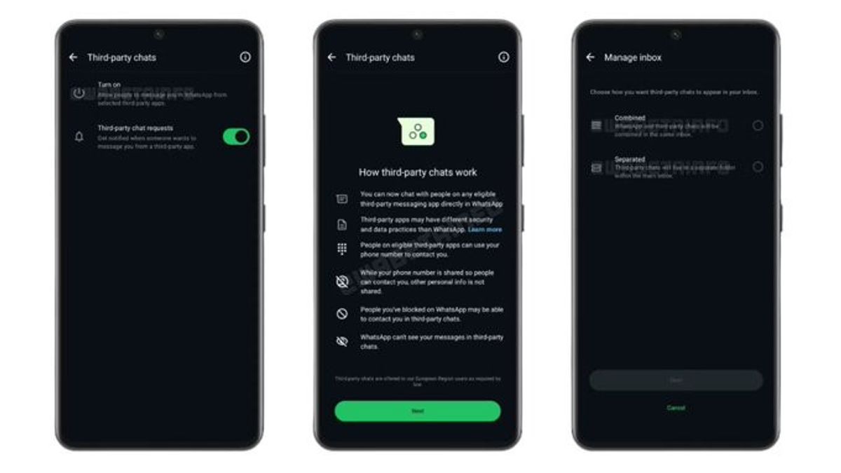 WhatsApp Segera Izinkan Pengguna Kirim Pesan ke Aplikasi Lain, Mulai dari BirdyChat