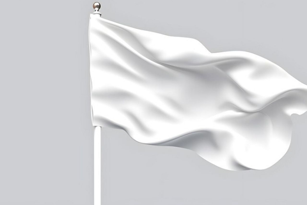 The Reason For The White Flag To Be A Symbol Of Surrender, Already Used In The First Century War Of AD