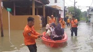Kota Serang Banjir Usai Diguyur Hujan Deras