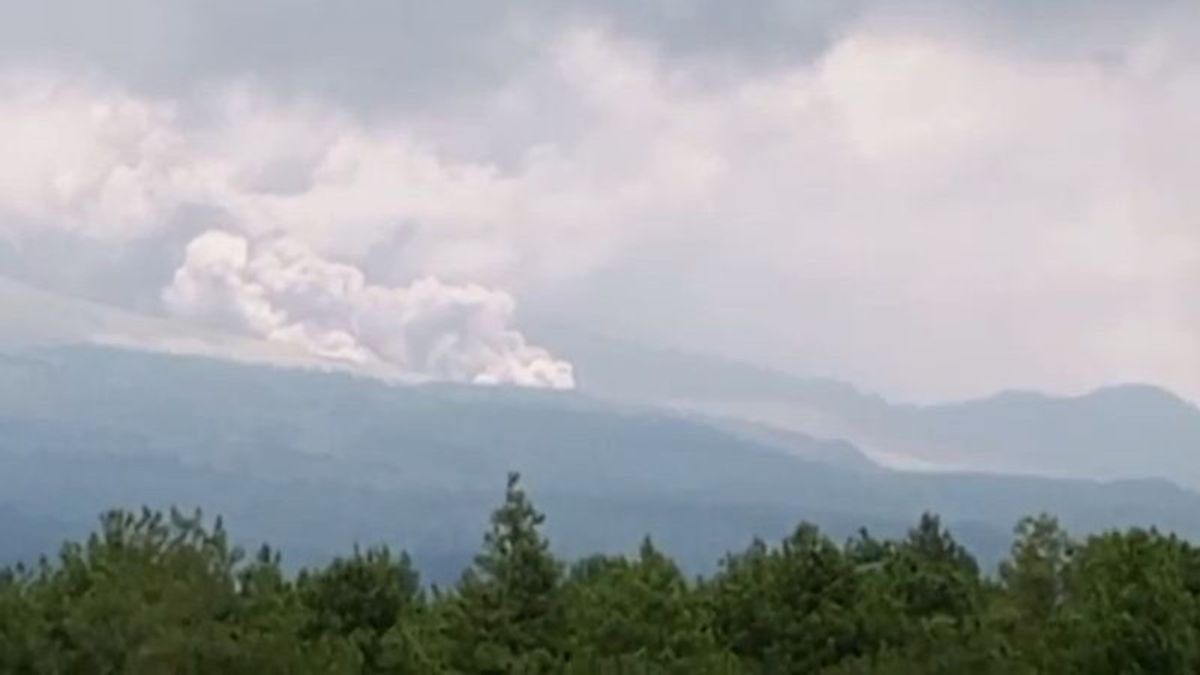    Gunung Semeru Kembali Luncurkan Awan Panas Guguran-Banjir Lahar Hujan