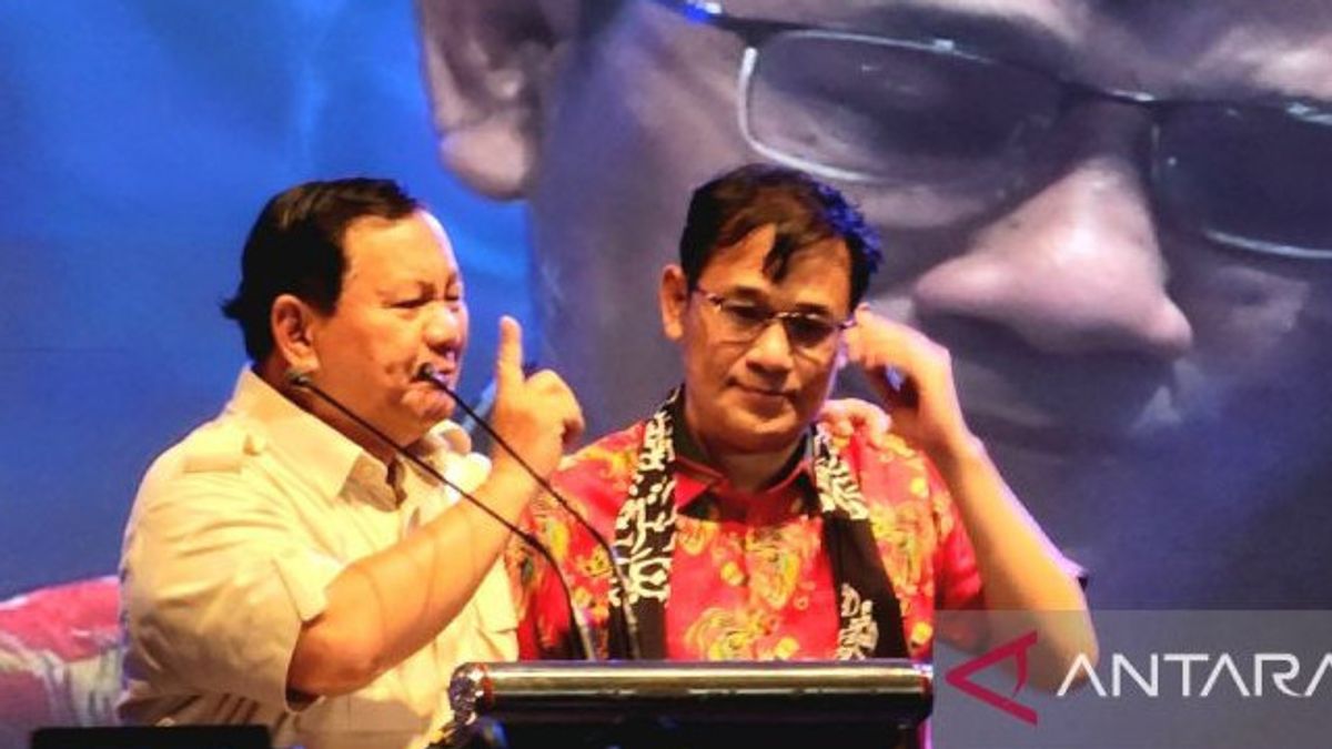 Together With Budiman Sudjatmiko, Prabowo Affirms Promise To Continue Jokowi's Struggle
