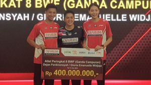 Dejan dan Gloria Terima Bonus PB Djarum setelah Jadi Ranking 8 Dunia