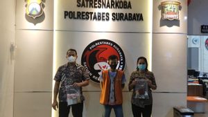 Edarkan Sabu dan Ganja, Kuli Bangunan di Surabaya Ditangkap