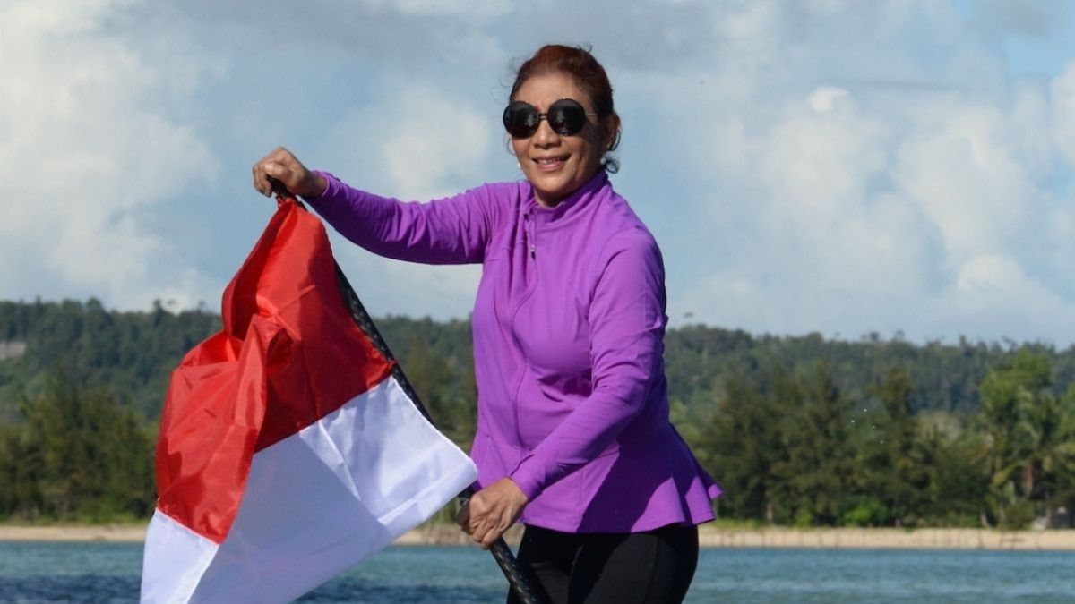 Susi Pudjiastuti a menacé de couler un voleur de poisson dans la mémoire d’aujourd’hui, 25 octobre 2018