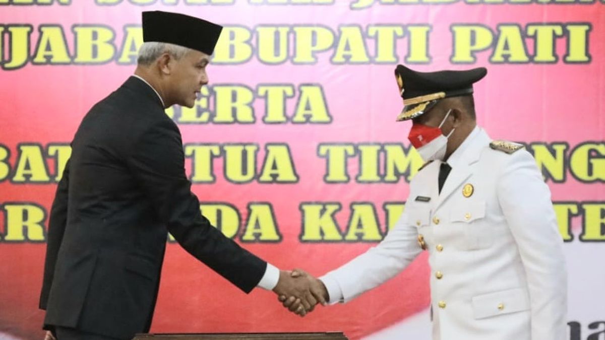 Inaugurated The Acting Regent Of Pati, Ganjar Pranowo Does Not Get Tired Of Reminding Him Not To Be Corrupt