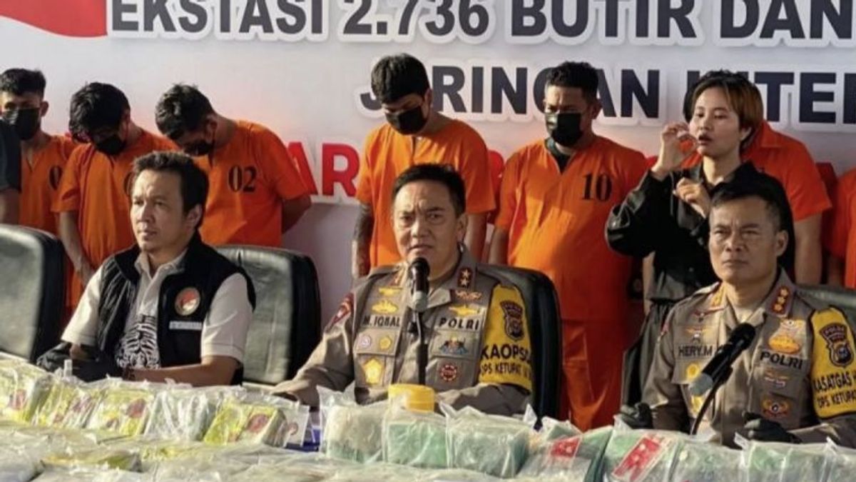 Developing Cases In Pekanbaru, Riau Police Secure 107 Kg Of Crystal Methamphetamine And 2,736 Ecstasy Pills