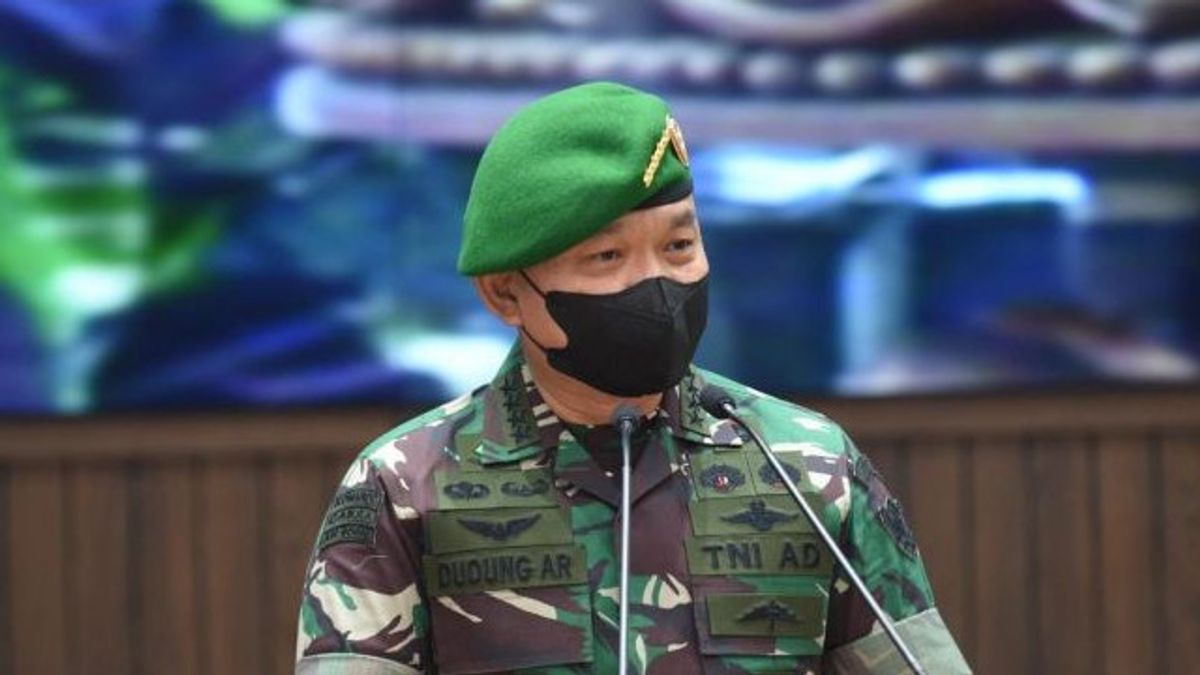 Latest News TNI Junior Brigadier Tumilaar, Detained At RTM Cimanggis, General Dudung: On Behalf Of The Special Staff Of The Army Chief Of Staff For People's Defense