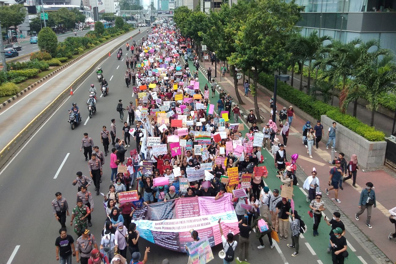Wrath Over The Omnibus Law Bill On International Women's Day