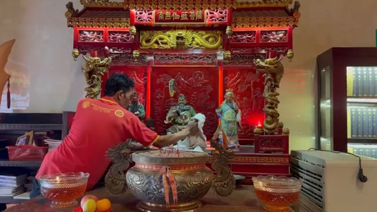 Vihara Kwan In Thang Pamulang Doesn't Hold Chinese New Year Celebrations In The Calm Period Of The 2024 Election