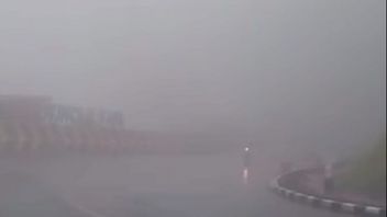 Kabut Tebal Selimuti Puncak, Polisi Minta Pengendara Lebih Hati-Hati