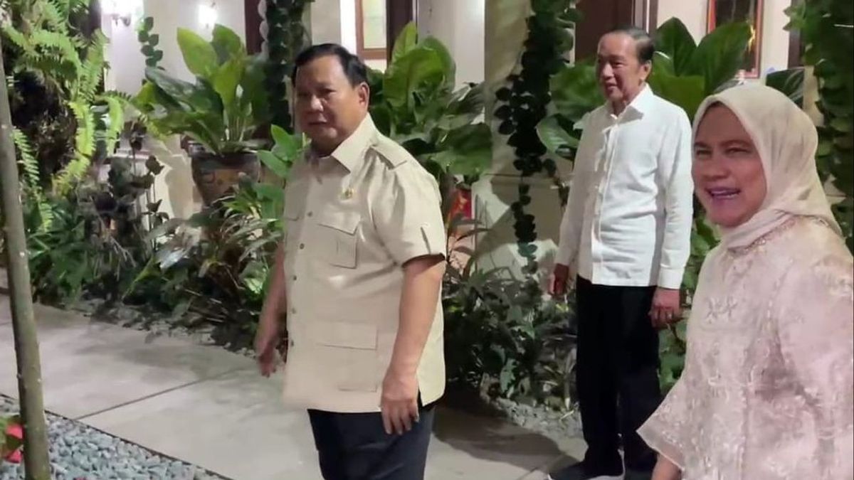 Sebelum ke Klaten Prabowo Mampir ke Rumah Jokowi di Solo, Ngobrol 40 Menit