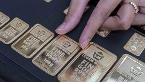 Harga Emas Antam Turun Lagi ke Rp1.413.000 per Gram