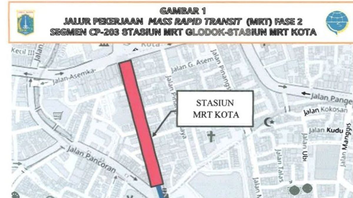 Dishub DKI Rekayasa Lalu Lintas Selama Konstruksi MRT Glodok-Kota