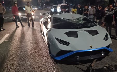 Kronologi Lamborghini Huracan Tabrak Pemulung Sampai Tewas di Penjaringan Jakut