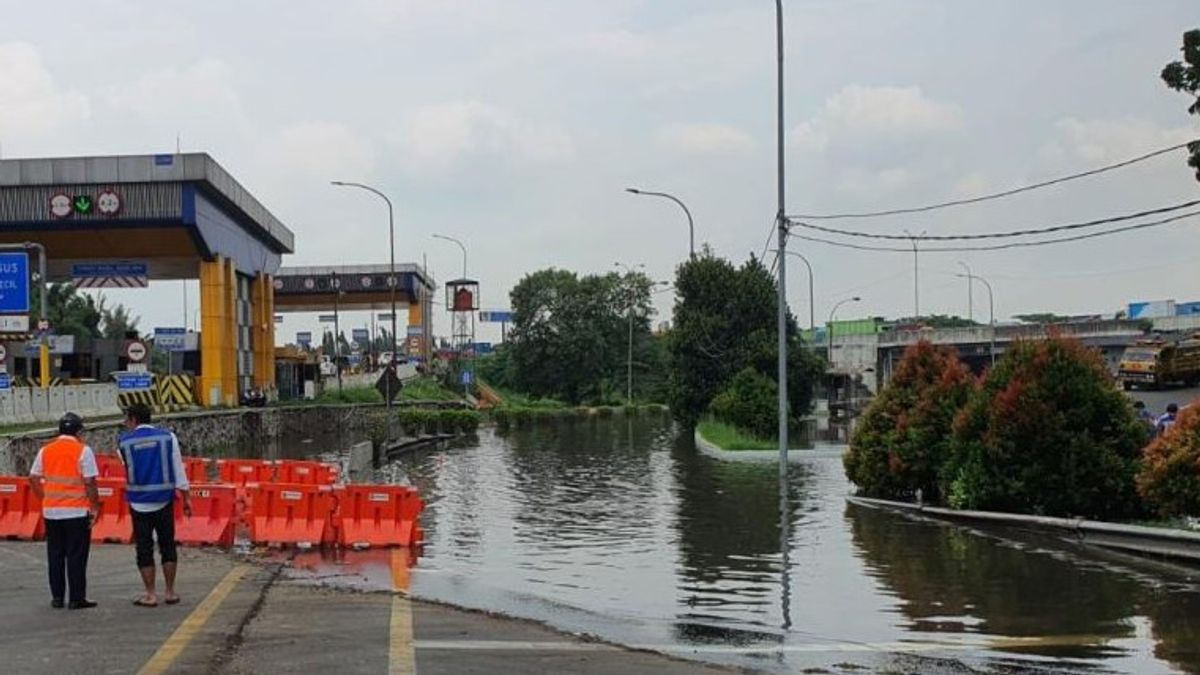 Anticipating Floods, Jasa Marga Will Install Concrete Embankments on the Jakarta-Tangerang Toll Road