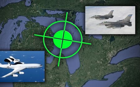 Polisi Kanada Kumpulkan Reruntuhan UFO Octagonal yang Ditembak Jatuh oleh Jet F-16 AS di Danau Huron