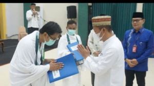 Tiga Kloter Haji Sebanyak 1.349 Jamaah Diberangkatkan Kemenag Sumsel dari Embarkasi Palembang 