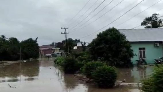 Riau Silip Bangka trempé de dizaines de maisons