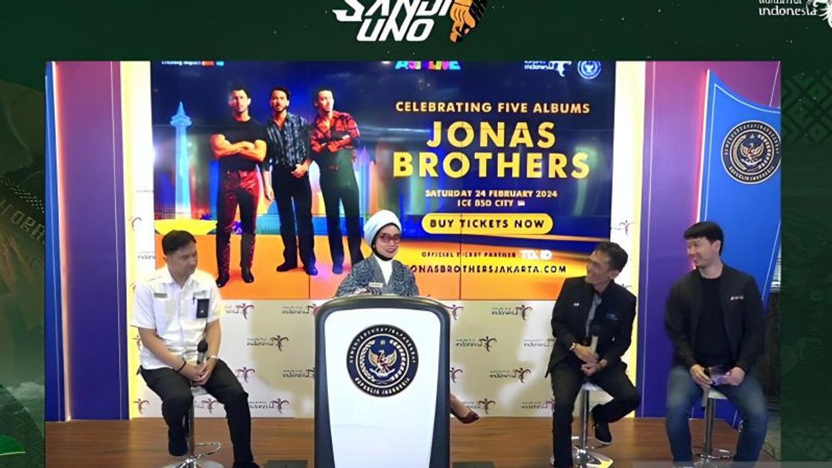 Kemenparekraf Supports Jonas Brothers Concert In Jakarta