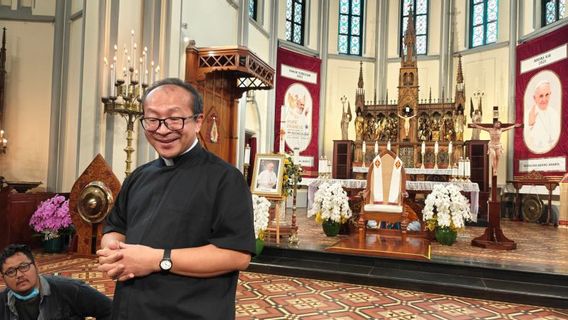 Katedral Jakarta Gelar Misa Requiem untuk Paus Fransiskus Kamis