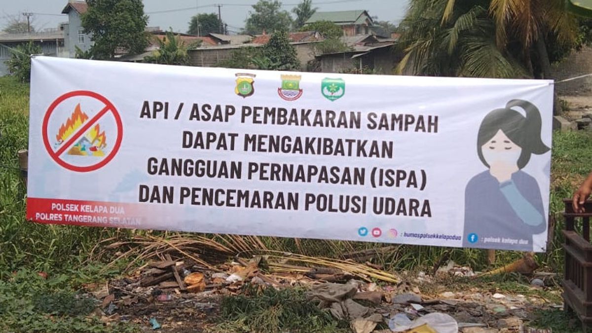 Cegah Polusi Udara, Polisi Mulai Larang Warga Bakar Sampah