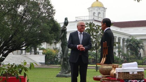 Kunjungi Jokowi, Presiden Jerman Frank-Walter Steinmeier Disambut 21 Ledakan Meriam