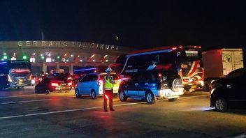 GT Cikupa Tangerang-Merak的车辆数量增加