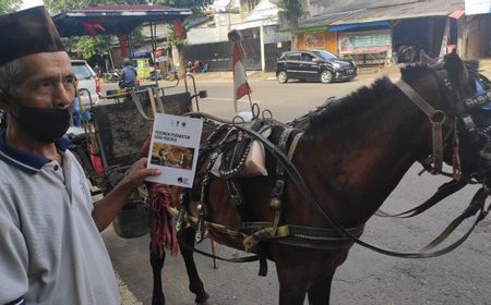 39 Kuda Delman di Jaksel Dapat Bantuan Vaksinasi Gratis