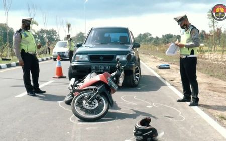 Polisi Gelar Simulasi Kecelakaan Lalu Lintas Jelang MotoGP Mandalika