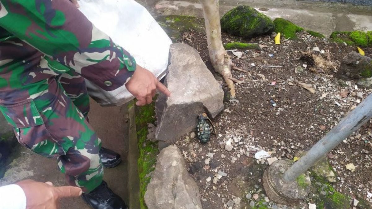 チカプンン川で見つかった手榴弾、バンドン、所有者はまだ神秘的