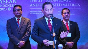 The National Police Chief Lifts TIP Issues At The ASEAN SOMTC 2023 Event