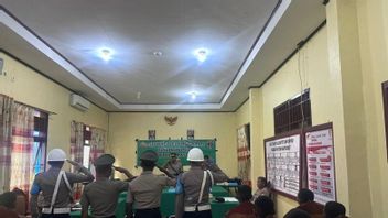 8 membres du personnel de la police régionale de Papouasie Maybrat Disankti parce quittent leurs fonctions sans permis