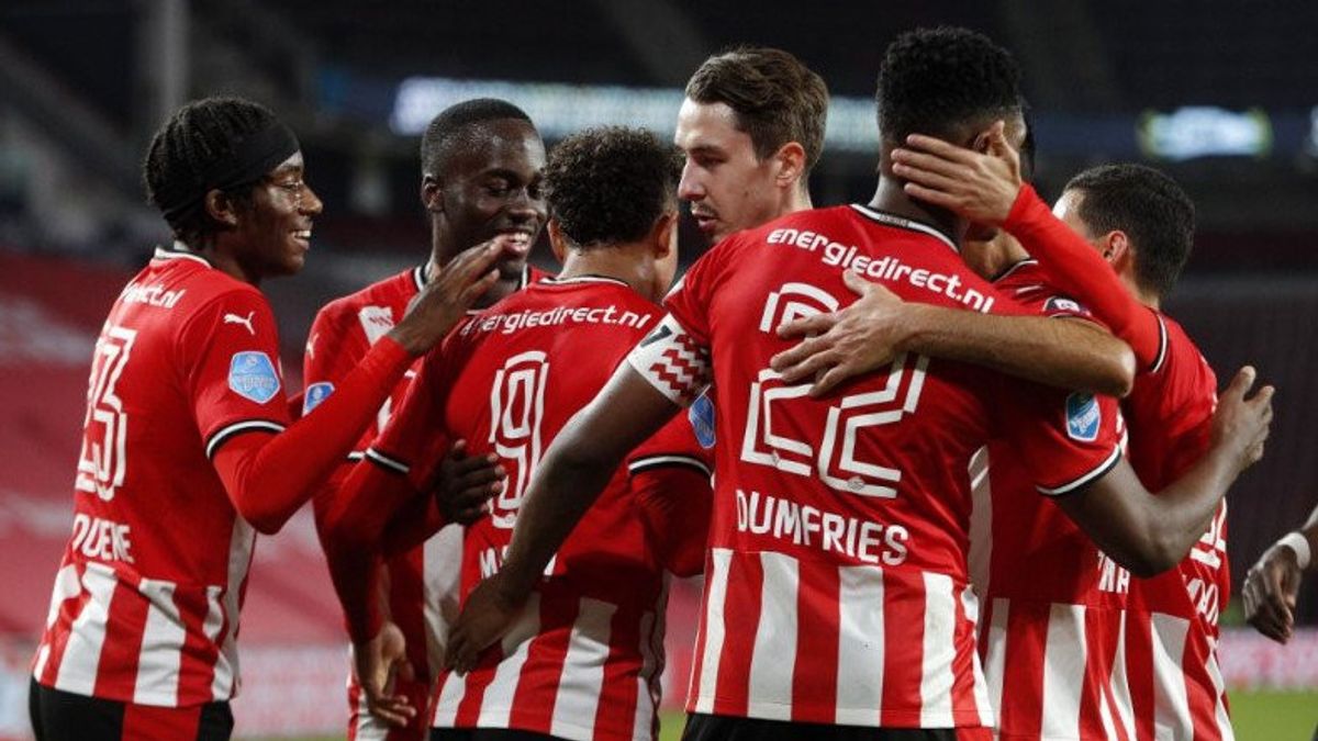 PSV Eindhoven Gasak 10 Pemain Willem II Tiga Gol Tanpa Balas