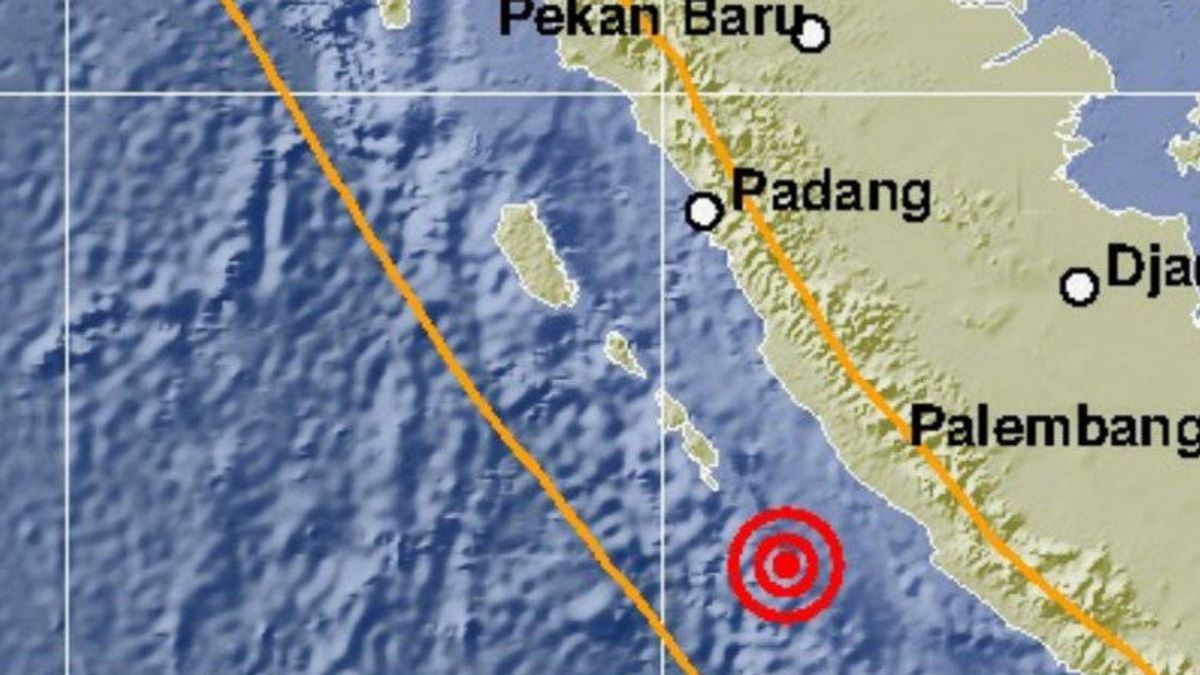 Earthquake M 5.7 In Bengkulu Due To Subduction Activities