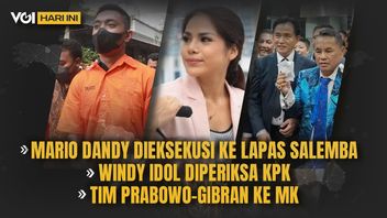 VOI vidéo aujourd’hui: Mario Dandy exécuté à Lapas, Windy Idol Vérifié par le KPK, Prabowo-Gibran Team au mk