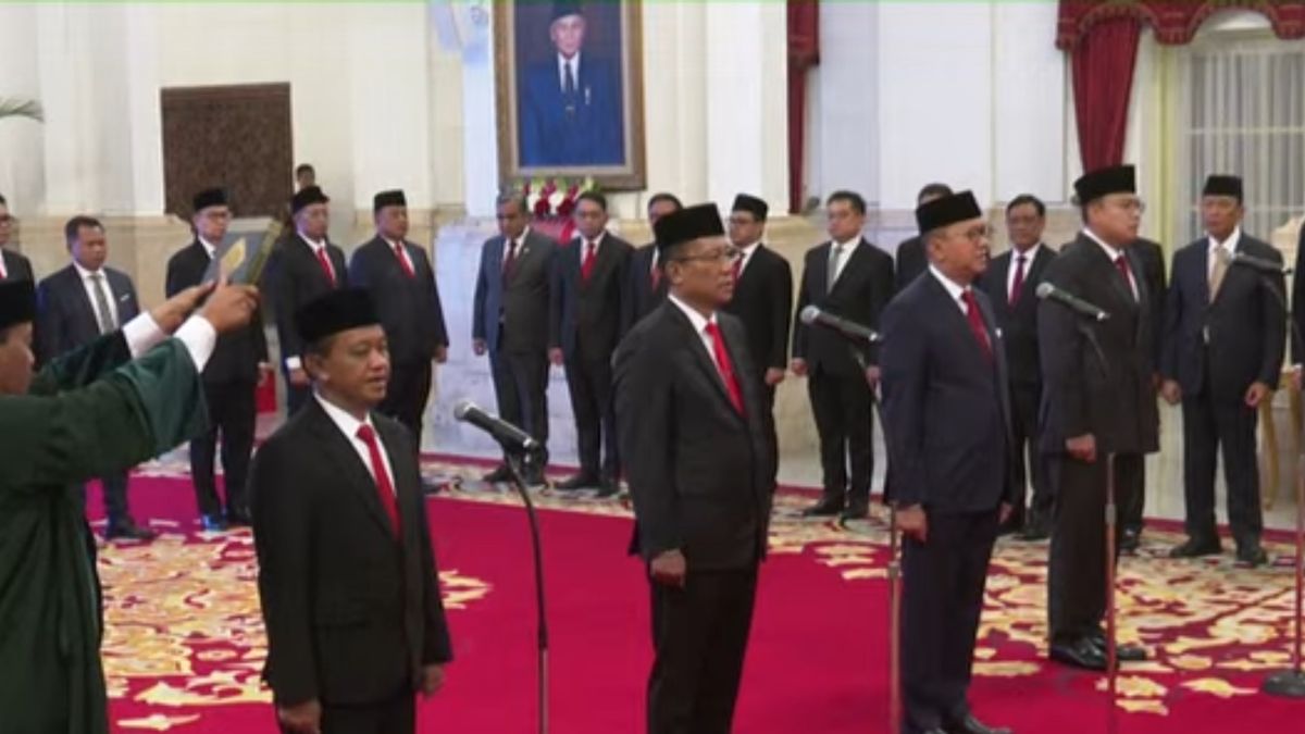 Arifin Tasrif Dikopot Jokowi, Bahlil Lahadalia 正式成为能源和矿产资源部长